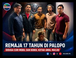 Remaja 17 Tahun di Palopo Diduga Terlibat Pencurian Mobil dan Pembobolan Kotak Amal Masjid