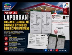 Pemuda LIRA Serahkan Dokumen Dugaan Penyimpangan Distribusi BBM di SPBU Bantaeng ke BPH Migas