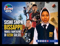 Siswi SMPN 1 Bissappu Wakili Bantaeng di O2SN Sulsel