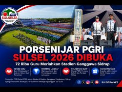 Porsenijar PGRI Sulsel 2026 Resmi Dibuka di Sidrap