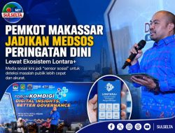 Pemkot Makassar Jadikan Medsos Sistem Peringatan Dini Lewat Lontara+