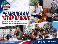 Pembukaan Porprov Sulsel XVIII Tetap Digelar di Bone