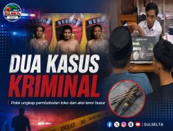 Polisi Ungkap Dua Kasus Kriminal di Makassar