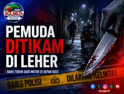 Pemuda Ditikam di Leher Depan Kost Palopo
