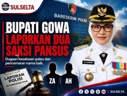Bupati Gowa Laporkan Dua Saksi Pansus ke Bareskrim