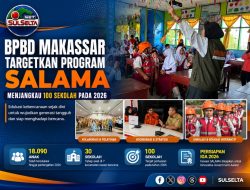 BPBD Makassar Targetkan Program SALAMA Menjangkau 100 Sekolah pada 2026