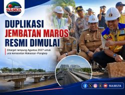 Pembangunan Duplikasi Jembatan Maros Dimulai, Rampung Ditarget Agustus 2027