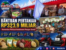 Kementan Salurkan Bantuan Pertanian Rp323,9 Miliar untuk Sulsel