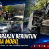 Tabrakan Beruntun Tiga Mobil di Jalan Hertasning, Tiga Sopir Terluka