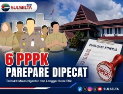 6 PPPK Parepare Dipecat usai Evaluasi Disiplin