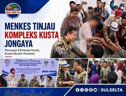 Menkes Tinjau Kompleks Kusta Jongaya