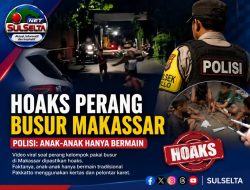 Hoaks Perang Busur Makassar, Polisi Tegaskan Anak-anak Hanya Bermain Pakkatto