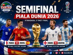 Semifinal Piala Dunia 2026: Prancis Tantang Spanyol, Inggris Hadapi Argentina