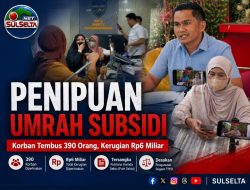Korban Umrah Subsidi Putri Dakka Diperkirakan Capai 390 Orang