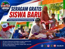 62 Siswa Baru SD Inpres Pullauweng Terima Seragam Sekolah Gratis