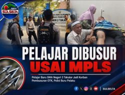 Pelajar Baru Dibusur OTK Usai MPLS di Takalar, Polisi Buru Pelaku