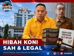 Sekda Makassar Tegaskan Hibah KONI Rp15 Miliar Sesuai Regulasi