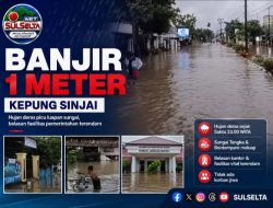Banjir Satu Meter Kepung Pusat Kota Sinjai, Belasan Kantor Pemerintah Terendam