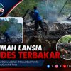 Rumah Panggung Lansia di Barru Ludes Terbakar