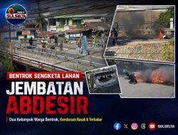 Bentrok Sengketa Lahan Pecah di Jembatan Abdesir Makassar