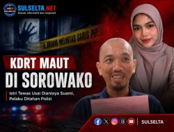 KDRT Maut di Sorowako, Suami Salasia Jadi Tersangka
