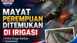 Mayat Perempuan Ditemukan di Irigasi Jeneponto
