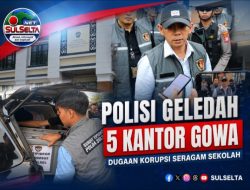 Polisi Geledah Lima Kantor Pemkab Gowa Terkait Dugaan Korupsi Seragam Sekolah