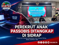 Perekrut Anak Passobis Ditangkap di Sidrap