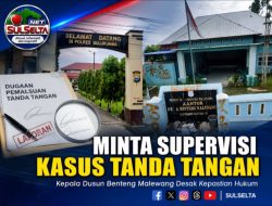 Kepala Dusun Benteng Malewang Minta Supervisi Penanganan Kasus Dugaan Pemalsuan Tanda Tangan