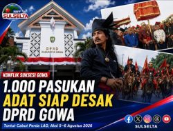 1.000 Pasukan Adat Siap Desak DPRD Gowa Cabut Perda LAD