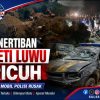Penertiban PETI Luwu Ricuh, Tiga Mobil Polisi Rusak