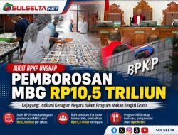 Audit BPKP Ungkap Dugaan Pemborosan MBG Capai Rp10,5 Triliun