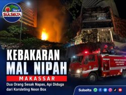 Kebakaran Mal Nipah Makassar, Dua Orang Dirawat