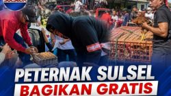 Peternak Sulsel Bagikan Telur dan Ayam Gratis