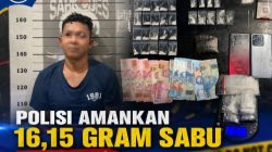Polisi Amankan 16,15 Gram Sabu di Bantaeng