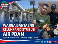 Warga Keluhkan Distribusi Air PDAM Bantaeng Tak Merata