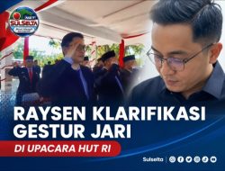 Raysen Minta Maaf soal Gestur Jari di Upacara HUT RI