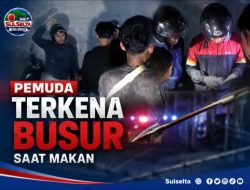 Pemuda di Makassar Terkena Busur Saat Makan