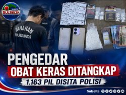 Polisi Tangkap Pengedar Obat Keras di Maros