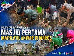 Masjid Mathla’ul Anwar Pertama di Sulsel Dibangun di Maros