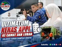 Wali Kota Makassar Ultimatum Camat Validasi Iuran Sampah