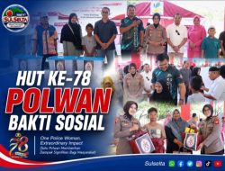 HUT ke-78 Polwan, Polres Bantaeng Gelar Bakti Sosial
