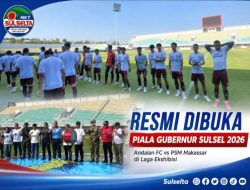 Piala Gubernur Sulsel 2026 Resmi Bergulir di Parepare