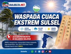BMKG Peringatkan Angin Kencang dan Cuaca Panas Sulsel