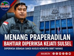 Menang Praperadilan, Bahtiar Kembali Diperiksa Kejati Sulsel