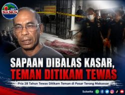 Koko Tewas Ditikam Teman di Pasar Terong