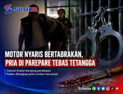 Motor Nyaris Bertabrakan, Pria di Parepare Tebas Tetangga