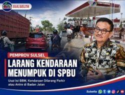 Pemprov Sulsel Larang Kendaraan Menumpuk di SPBU