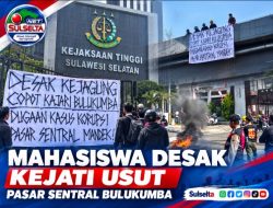 Mahasiswa Desak Kejati Usut Pasar Sentral Bulukumba