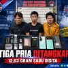Polres Bantaeng Tangkap Tiga Pria, Sita 12,63 Gram Sabu